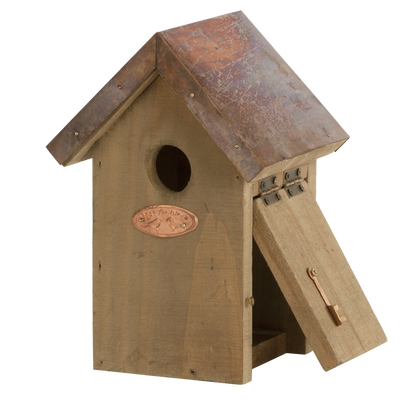 Nido Pajaros con Techo Cobre